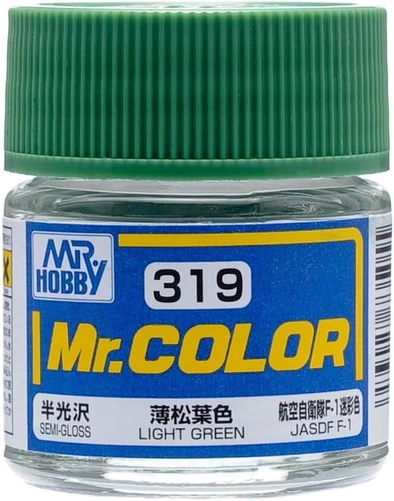 Gunze Sangyo Semi-Gloss Light Green Mr.Color 10ml C319